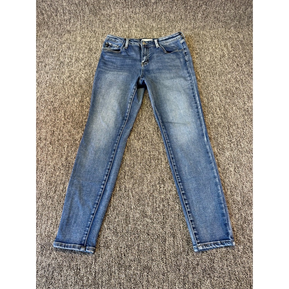 Kancan Essentials Jeans Womens 13/30 Blue Denim Medium Wash Stretch High Rise
